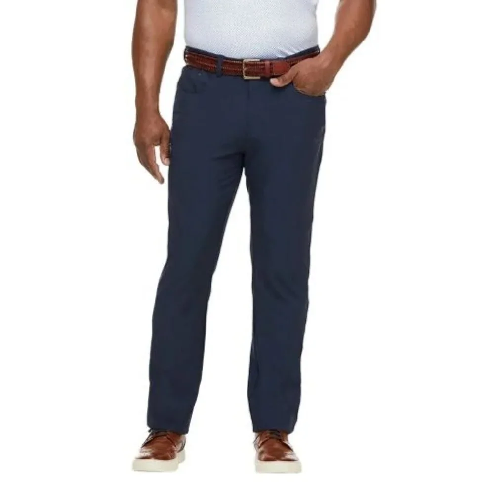 Greg Norman- Men's Pants-Ultimate 5 Pocket Color Blue - Picture 4 of 14